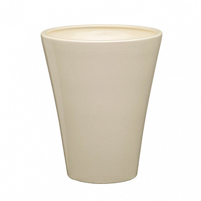 Вазон керамічний Santino Elegant круглий бежевий (O-22-14-J-10-00)