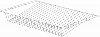 Полиця до гардеробної системи Larvij 603x404 мм L9440WH з обмежувачем білий
