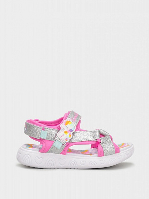 Сандалі Skechers 314885L PKMT р.35 сріблястий