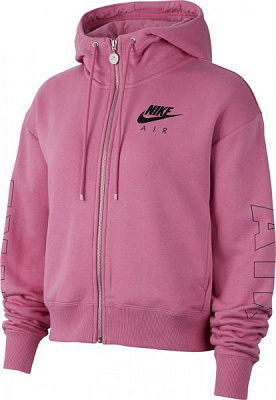 Джемпер Nike W NSW AIR HOODIE FZ FLC BB CJ3041-693 р. S розовый