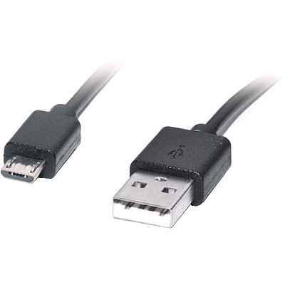 Кабель Real-el USB – microUSB 0,6 м чорний (USB 2.0 Pro AM-micro type B 0.)