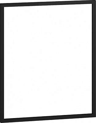 Рамка алюминиевая Грейд R-1 чёрная 713х596 + 2 завесы