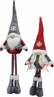 Декорація новорічна гномик на висувних ніжках в асортименті (AT81229165-41.5)