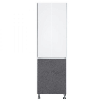 Пенал для ванной комнаты AM.PM M91CRX0601BF38 GEM 60 см белый глянец/базальт