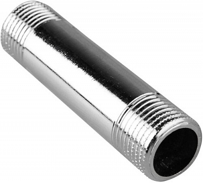 Ніпель ЗЗ Pattaroni довгий хромований 3/4