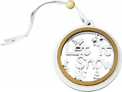 Підвіска Let it Show 8,1 см білий 1220369