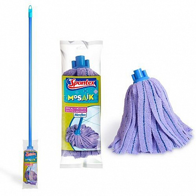 Веревочная швабра для пола/для уборки SPONTEX 50 см 