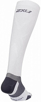 Носки 2XU Vectr L.Cush Full Length Socks р.XL UA5155e_WHT/GRY р.46,5-48,5 белый