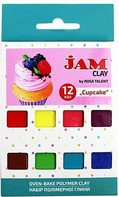Пластика Jam Clay Cup cake 12 шт. 20 г