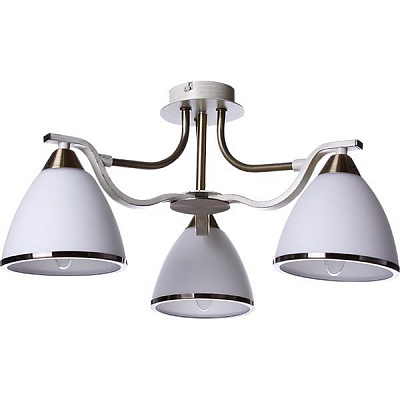 Люстра Altalusse INL-9288C-03 антична бронза/кава