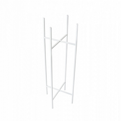 Подставка для цветов Vitan Монстера d 250 мм 27х27x750 см белый 