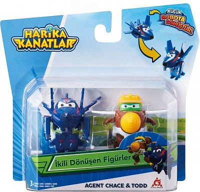Іграшка-трансформер Super Wings Todd&Agent Chace EU720030B