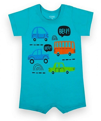 Песочник для мальчика GABBI PS-21-4-1 р.80 бирюзовый 