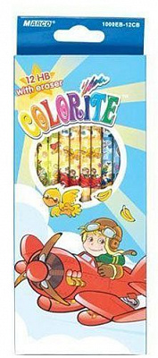 Карандаш графитный Colorite 1000EB-12CB