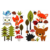 Декоративна наліпка Design stickers Ліс 59.4x42 см 2 аркуші A3