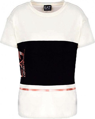 Футболка EA7 6HTT05-TJ28Z-1132 L білий