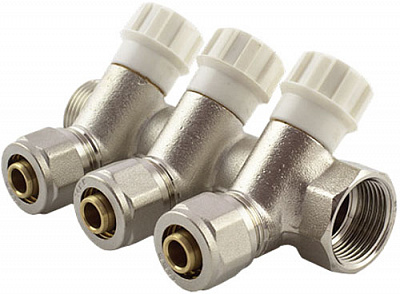 Коллектор с регулирующими вентилями FADO S.r.l с фитингом 1