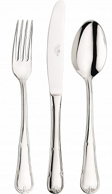 Набір столових приборів срібний 30 предметів Expo Pinti Inox