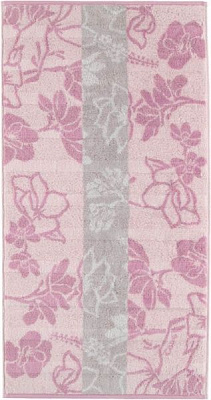 Рушник Flowers symphony 50x100 см рожевий Cawo