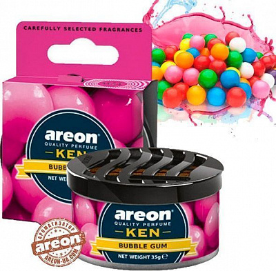 Ароматизатор на панель приладів АРЕОН KEN Бабл Гам