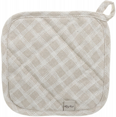 Прихватка Шале Клітинка 20x20 см бежевий La Nuit