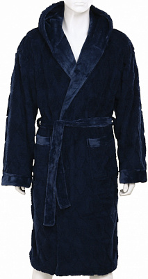 Халат чоловічий La Nuit з капюшоном Lyon р. M синій