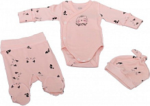 Комплект детской одежды Фламинго персиковый р.50 433-222 