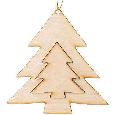 Підвіска Ялинка 11 см 7109