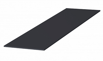 Плита галогенная LuxeForm ЛДСП 600x2400x16 мм графит 