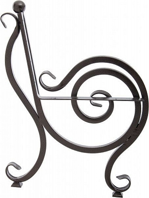 Декоративний елемент Боковина лавки Авеню 780x600, антична мідь 2 шт.