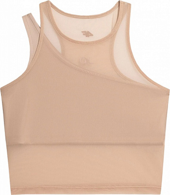 Майка 4F TSHIRT F144 4FSS22TTSHF144-82S р.S бежевый