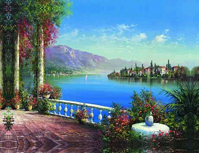Репродукция AT Portofino 80x107 см RozenfeldArt 