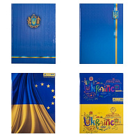 Книга канцелярська UKRAINE А4 96 арк. клітинка асорті Buromax