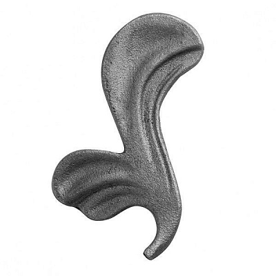 Декоративная вставка Укрітарм Листочек левый 110х67 мм 2150-1L