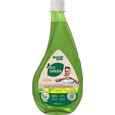 Средство моющее для стекла и зеркал Фрекен Бок Лимон запаска 0,5л