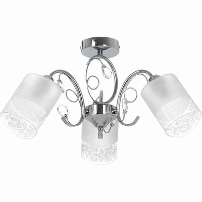 Люстра стельова Accento lighting Eiffel ALPL-PL2015-3 3x40 Вт E14 хром