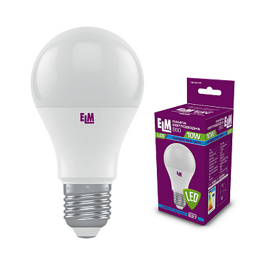 Лампа светодиодная ELM 10 Вт A60 E27 220 В 4000 К 18-0177