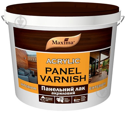 Лак панельний Maxima шовковистий мат прозорий 10кг