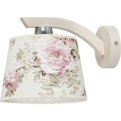 Бра TK Lighting PINK 1x60 Вт E27 білий із малюнком 390
