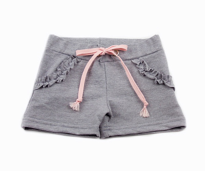 Шорти для дівчаток Маленькие люди р.104 сірий