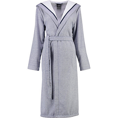 Халат жіночий Cawo Hood р. 42 синій 53051011642