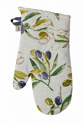 Рукавица Oliva 18x31 см белый с рисунком La Nuit 