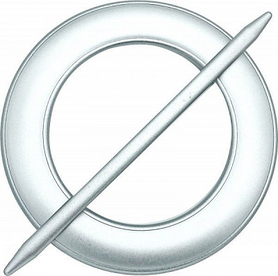 Декор Круг d150 мм серебро С001-4 MISLT