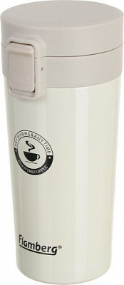 Термочашка Enjoy coffee 350 мл айвори Flamberg