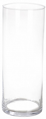 Ваза Цюрих скляна прозора 30 см