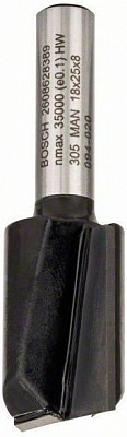 Фреза пазова кінцева циліндрична Bosch 18/24,6/56 ММ, ХВ. 8ММ 2608628389