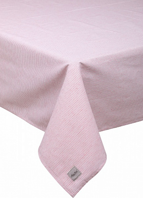 Скатертина Fish червона смужка 109x136 см червоний La Nuit