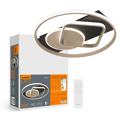 Люстра стельова Videx DECORA 1x50 Вт білий 28272