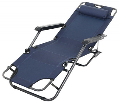 Крісло-шезлонг X-TREAM 153x60x79 см ПВХ до 90 кг CLC-79 60x153 см синій 140913