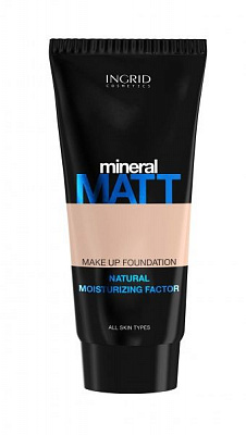 Тональний крем INGRID Mineral Matt №301 Buff 30 мл